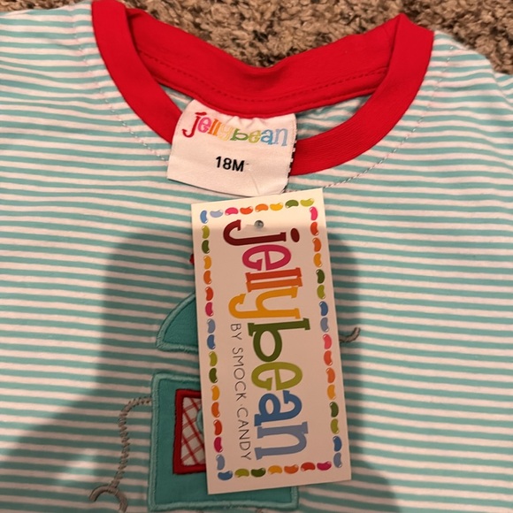 Jelly Bean no with tags little boys valentine shirt - Picture 3 of 3